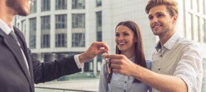 Schlüssel und Objektbergabe